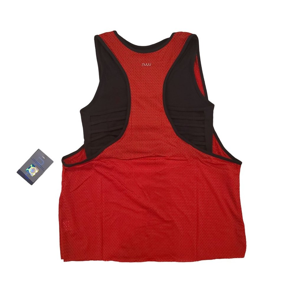 NWT Stanford University Red Mesh Tank Top with Attached Sporty Bra Women's Size - Picture 2 of 10